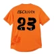 Fotbalové Dresy David Beckham #23 Real Madrid 2023-24 x Y3 Orange Fourth Dres Mužské