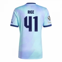Fotbalové Dresy Declan Rice #41 Arsenal FC 2024-25 UCL Třetí Dres Mužské