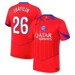 Fotbalové Dresy Ebayilin #26 Paris Saint-Germain PSG 2025-26 Třetí Dres Mužské