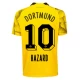 Fotbalové Dresy Eden Hazard #10 BVB Borussia Dortmund 2023-24 Alternativní Dres Mužské
