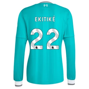 Fotbalové Dresy Ekitike #22 Liverpool FC 2025-26 Třetí Dres Mužské Dlouhý Rukáv