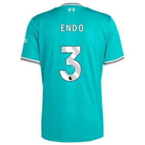 Fotbalové Dresy Endo #3 Liverpool FC 2025-26 Třetí Dres Mužské