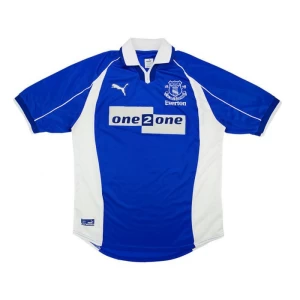 Fotbalové Dresy Everton FC 2001-02 Domácí
