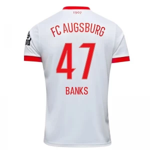 Fotbalové Dresy FC Augsburg Banks #47 2025-26 Domácí Dres Mužské