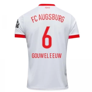 Fotbalové Dresy FC Augsburg Gouweleeuw #6 2025-26 Domácí Dres Mužské