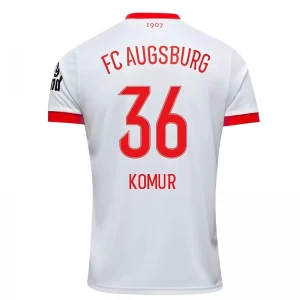 Fotbalové Dresy FC Augsburg Komur #36 2025-26 Domácí Dres Mužské