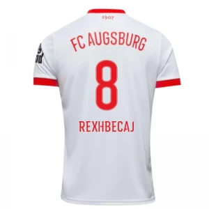 Fotbalové Dresy FC Augsburg Rexhbecaj #8 2025-26 Domácí Dres Mužské
