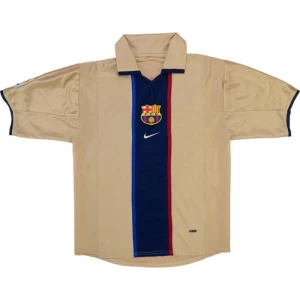 Fotbalové Dresy FC Barcelona 2001-02 Venkovní