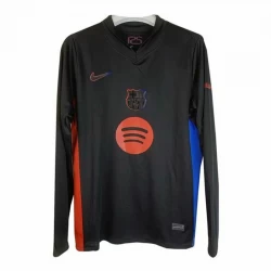Fotbalové Dresy FC Barcelona 2024-25 New Spotify Logo Venkovní Dres Mužské Dlouhý Rukáv