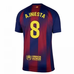 Fotbalové Dresy FC Barcelona A. Iniesta #8 2025-26 Domácí Dres Mužské