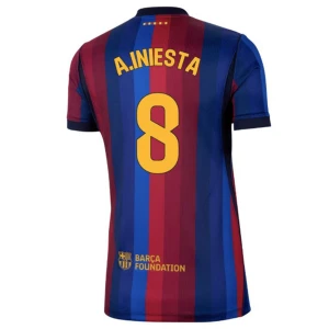 Fotbalové Dresy FC Barcelona A. Iniesta #8 2026-27 Domácí Dres Mužské