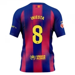 Fotbalové Dresy FC Barcelona Andrés Iniesta #8 2025-26 Domácí Dres Mužské