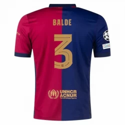 Fotbalové Dresy FC Barcelona Balde #3 2024-25 UCL Domácí Dres Mužské