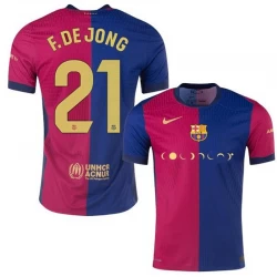 Fotbalové Dresy FC Barcelona Frenkie de Jong #21 2024-25 Coldplay Domácí Dres Mužské
