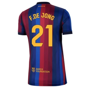 Fotbalové Dresy FC Barcelona Frenkie de Jong #21 2026-27 Domácí Dres Mužské
