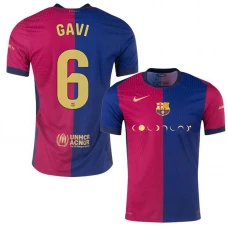 Fotbalové Dresy FC Barcelona Gavi #6 2024-25 Coldplay Domácí Dres Mužské