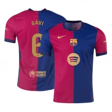 Fotbalové Dresy FC Barcelona Gavi #6 2024-25 New Spotify Logo Domácí Dres Mužské