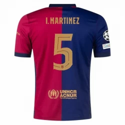 Fotbalové Dresy FC Barcelona I. Martinez #5 2024-25 UCL Domácí Dres Mužské