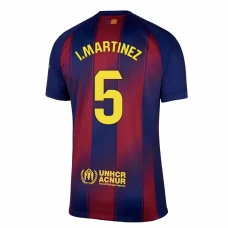 Fotbalové Dresy FC Barcelona I. Martinez #5 2025-26 Domácí Dres Mužské