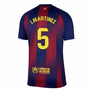 Fotbalové Dresy FC Barcelona I. Martinez #5 2025-26 Domácí Dres Mužské