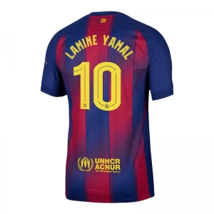 Fotbalové Dresy FC Barcelona Lamine Yamal #10 2025-26 Champions League Domácí Dres Mužské