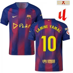Fotbalové Dresy FC Barcelona Lamine Yamal #10 2025-26 Clasico Domácí Dres Mužské