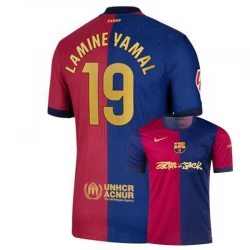 Fotbalové Dresy FC Barcelona Lamine Yamal #19 2024-25 Travis Scott Domácí Dres Mužské