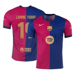 Fotbalové Dresy FC Barcelona Lamine Yamal #19 2024-25 UCL New Spotify Logo Domácí Dres Mužské