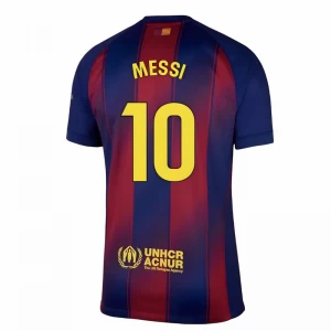 Fotbalové Dresy FC Barcelona Lionel Messi #10 2025-26 Domácí Dres Mužské