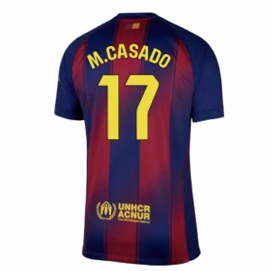 Fotbalové Dresy FC Barcelona M. Casado #17 2025-26 Domácí Dres Mužské