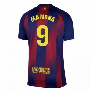 Fotbalové Dresy FC Barcelona Mariona #9 2025-26 Domácí Dres Mužské
