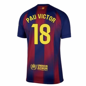 Fotbalové Dresy FC Barcelona Pau Victor #18 2025-26 Domácí Dres Mužské
