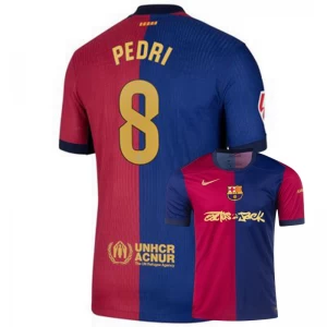 Fotbalové Dresy FC Barcelona Pedri #8 2024-25 Travis Scott Domácí Dres Mužské