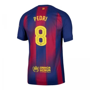 Fotbalové Dresy FC Barcelona Pedri #8 2025-26 Champions League Domácí Dres Mužské