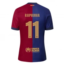 Fotbalové Dresy FC Barcelona Raphinha #11 2024-25 Domácí Dres Mužské