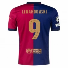 Fotbalové Dresy FC Barcelona Robert Lewandowski #9 2024-25 UCL Domácí Dres Mužské