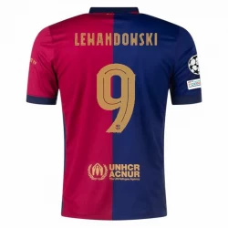Fotbalové Dresy FC Barcelona Robert Lewandowski #9 2024-25 UCL Domácí Dres Mužské