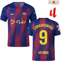 Fotbalové Dresy FC Barcelona Robert Lewandowski #9 2025-26 Clasico Domácí Dres Mužské