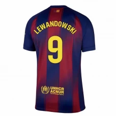 Fotbalové Dresy FC Barcelona Robert Lewandowski #9 2025-26 Domácí Dres Mužské