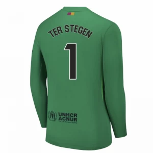 Fotbalové Dresy FC Barcelona Ter Stegen #1 2025-26 Brankářský Domácí Dres Mužské