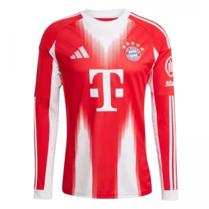 Fotbalové Dresy FC Bayern München 2025-26 Domácí Dres Mužské Dlouhý Rukáv