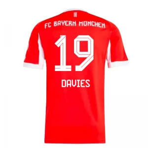 Fotbalové Dresy FC Bayern München Alphonso Davies #19 2025-26 Domácí Dres Mužské