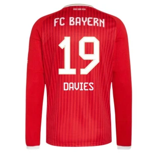 Fotbalové Dresy FC Bayern München Alphonso Davies #19 2026-27 Domácí Dres Mužské Dlouhý Rukáv