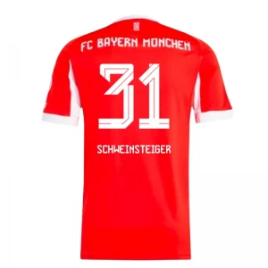 Fotbalové Dresy FC Bayern München Bastian Schweinsteiger #31 2025-26 Domácí Dres Mužské