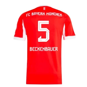 Fotbalové Dresy FC Bayern München Beckenbauer #5 2025-26 Domácí Dres Mužské
