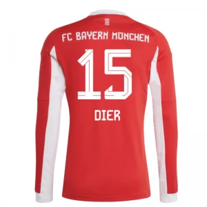 Fotbalové Dresy FC Bayern München Dier #15 2025-26 Domácí Dres Mužské Dlouhý Rukáv