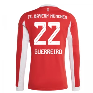 Fotbalové Dresy FC Bayern München Guerreiro #22 2025-26 Domácí Dres Mužské Dlouhý Rukáv