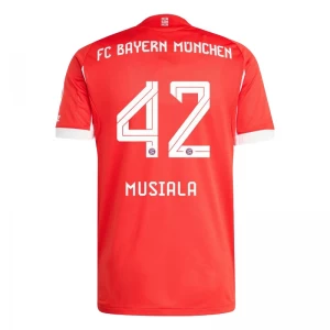 Fotbalové Dresy FC Bayern München Jamal Musiala #42 2025-26 Domácí Dres Mužské