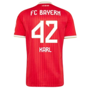 Fotbalové Dresy FC Bayern München Karl #42 2026-27 Domácí Dres Mužské