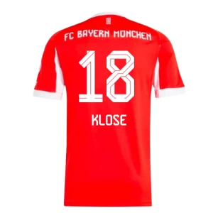 Fotbalové Dresy FC Bayern München Klose #18 2025-26 Domácí Dres Mužské